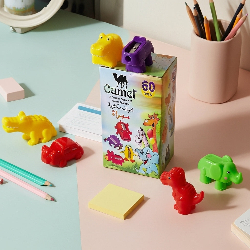 Camel Multi-Shape Sharpener 60Pcs